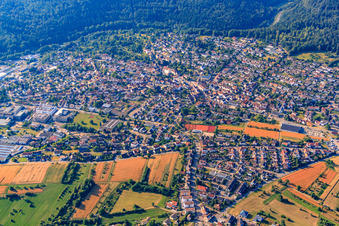 Vue aérienne de Vue du nord à Birkenfeld dans le département Bade-Wurtemberg, Allemagne