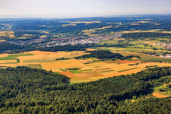 Vue aérienne de Vue de la ville depuis le nord à Weil der Stadt dans le département Bade-Wurtemberg, Allemagne