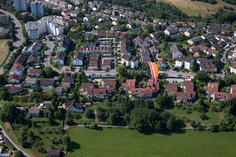 Leonberg dans le département Bade-Wurtemberg, Allemagne vue d'en haut