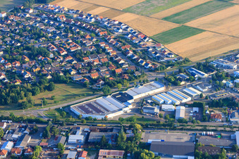 Vue aérienne de Univers de la cuisine StrohmeierGilb Bellheim - Nous aimons les cuisines à Bellheim dans le département Rhénanie-Palatinat, Allemagne