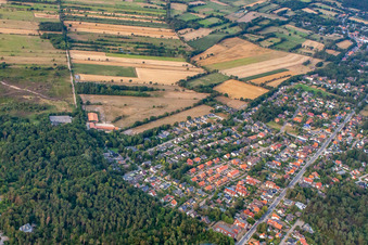 Vue oblique de Quartier Sahlenburg in Cuxhaven dans le département Basse-Saxe, Allemagne