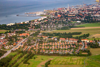 Vue aérienne de Quartier Döse in Cuxhaven dans le département Basse-Saxe, Allemagne
