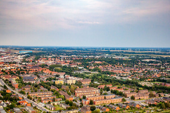 Vue aérienne de Quartier Süder- und Westerwisch in Cuxhaven dans le département Basse-Saxe, Allemagne