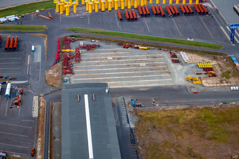 Photographie aérienne de Cuxhaven dans le département Basse-Saxe, Allemagne