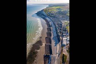 Photographie aérienne de Peste à Mers-les-Bains dans le département Somme, France