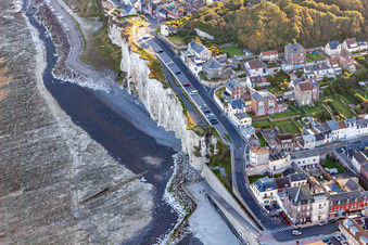Ault dans le département Somme, France vue d'en haut