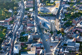 Ault dans le département Somme, France vue du ciel