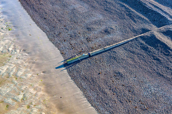 Photographie aérienne de Côte de la Manche à Woignarue dans le département Somme, France