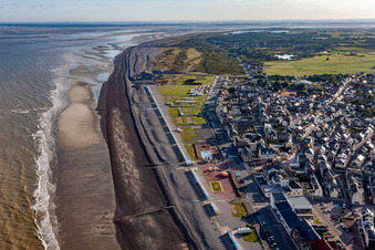Cayeux-sur-Mer dans le département Somme, France vue d'en haut