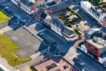 Image drone de Cayeux-sur-Mer dans le département Somme, France