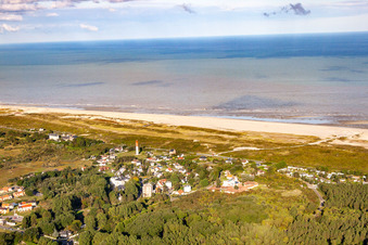 Cayeux-sur-Mer dans le département Somme, France vue d'en haut