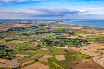 Image drone de Cayeux-sur-Mer dans le département Somme, France