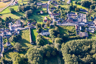 Photographie aérienne de Lanchères dans le département Somme, France