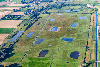 Cayeux-sur-Mer dans le département Somme, France vu d'un drone