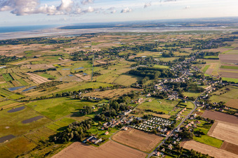 Lanchères dans le département Somme, France d'en haut