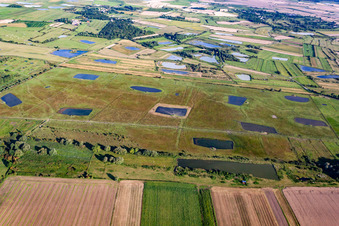 Lanchères dans le département Somme, France hors des airs