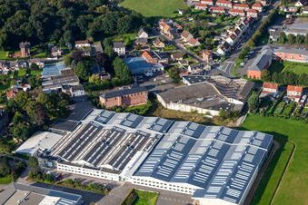 Vue aérienne de Delabie à Friville-Escarbotin dans le département Somme, France