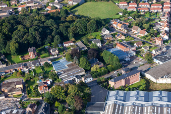 Friville-Escarbotin dans le département Somme, France depuis l'avion