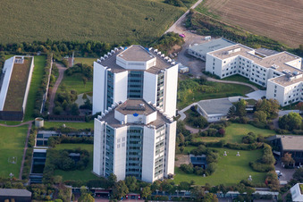 Image drone de Clinique des accidents BG à le quartier Oggersheim in Ludwigshafen am Rhein dans le département Rhénanie-Palatinat, Allemagne