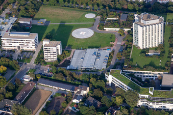 Clinique des accidents BG à le quartier Oggersheim in Ludwigshafen am Rhein dans le département Rhénanie-Palatinat, Allemagne hors des airs