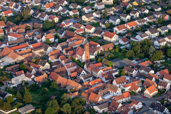 Photographie aérienne de Quartier Niederhochstadt in Hochstadt dans le département Rhénanie-Palatinat, Allemagne