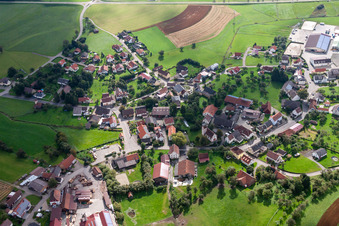 Vue aérienne de Quartier Boll in Sauldorf dans le département Bade-Wurtemberg, Allemagne