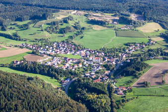 Vue aérienne de Quartier Hoppetenzell in Stockach dans le département Bade-Wurtemberg, Allemagne