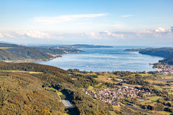 Vue aérienne de Quartier Espasingen in Stockach dans le département Bade-Wurtemberg, Allemagne