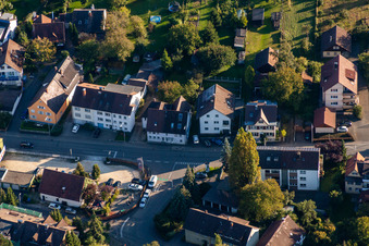 Quartier Wollmatingen in Konstanz dans le département Bade-Wurtemberg, Allemagne vue d'en haut