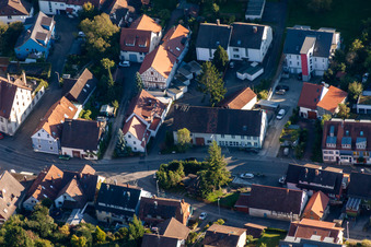 Vue d'oiseau de Quartier Wollmatingen in Konstanz dans le département Bade-Wurtemberg, Allemagne