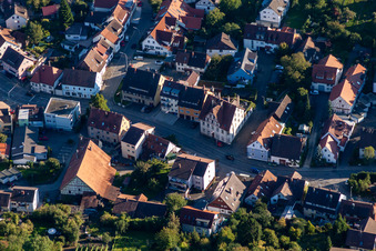 Quartier Wollmatingen in Konstanz dans le département Bade-Wurtemberg, Allemagne vue du ciel