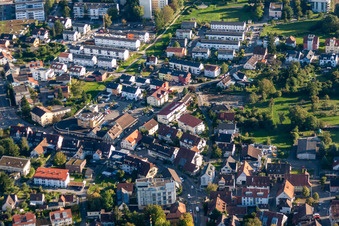 Enregistrement par drone de Quartier Wollmatingen in Konstanz dans le département Bade-Wurtemberg, Allemagne