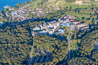 Vue aérienne de Université à le quartier Egg in Konstanz dans le département Bade-Wurtemberg, Allemagne