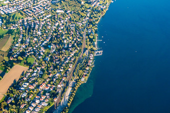 Überlingen dans le département Bade-Wurtemberg, Allemagne vue d'en haut