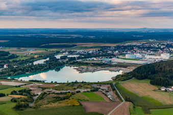 Vue oblique de Quartier Tautenbronn in Pfullendorf dans le département Bade-Wurtemberg, Allemagne