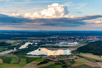Quartier Tautenbronn in Pfullendorf dans le département Bade-Wurtemberg, Allemagne d'en haut