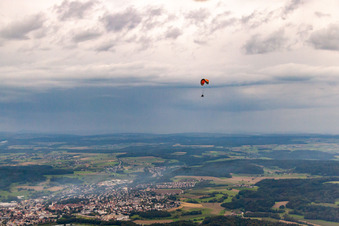 Stockach dans le département Bade-Wurtemberg, Allemagne depuis l'avion