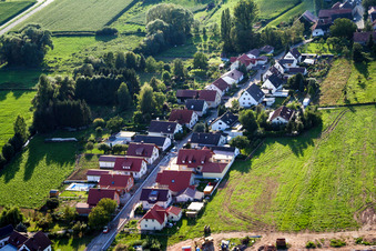 Vue aérienne de Mühlstr à Barbelroth dans le département Rhénanie-Palatinat, Allemagne