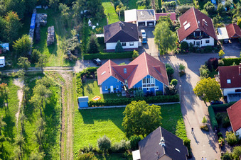 Vue aérienne de Dans le sable à Barbelroth dans le département Rhénanie-Palatinat, Allemagne