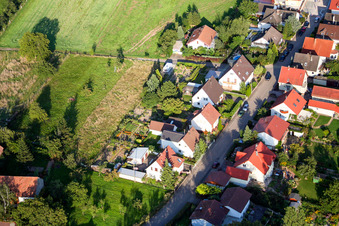Mühlstr à Barbelroth dans le département Rhénanie-Palatinat, Allemagne depuis l'avion