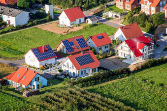 Vue d'oiseau de À Narrenberg à Hergersweiler dans le département Rhénanie-Palatinat, Allemagne