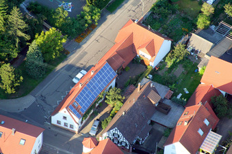 Vue aérienne de Ferme à Nonnenhorst à Minfeld dans le département Rhénanie-Palatinat, Allemagne