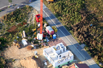 Photographie aérienne de Nouvelle zone de développement Am Höhenweg à Kandel dans le département Rhénanie-Palatinat, Allemagne