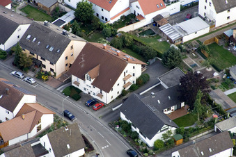 Vue aérienne de Robert-Kochstr à Kandel dans le département Rhénanie-Palatinat, Allemagne