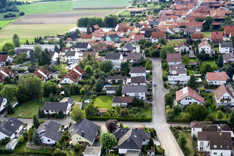 Vue aérienne de Hainlachestr à Erlenbach bei Kandel dans le département Rhénanie-Palatinat, Allemagne