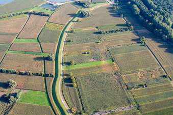 Vue aérienne de Aérodrome modèle à Hagenbach dans le département Rhénanie-Palatinat, Allemagne