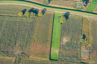 Photographie aérienne de Aérodrome modèle à Hagenbach dans le département Rhénanie-Palatinat, Allemagne