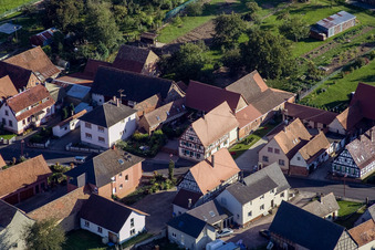 Photographie aérienne de Schleithal dans le département Bas Rhin, France