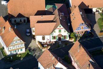 Schleithal dans le département Bas Rhin, France d'un drone