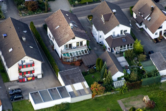 Runzweg à le quartier Urloffen in Appenweier dans le département Bade-Wurtemberg, Allemagne vue d'en haut